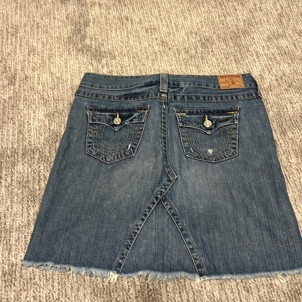 True Religion womens size 31 denim skirt